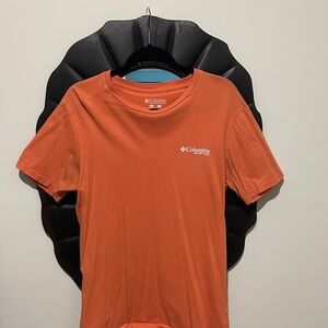 Columbia Orange Short-Sleeve Crew Neck Tee
